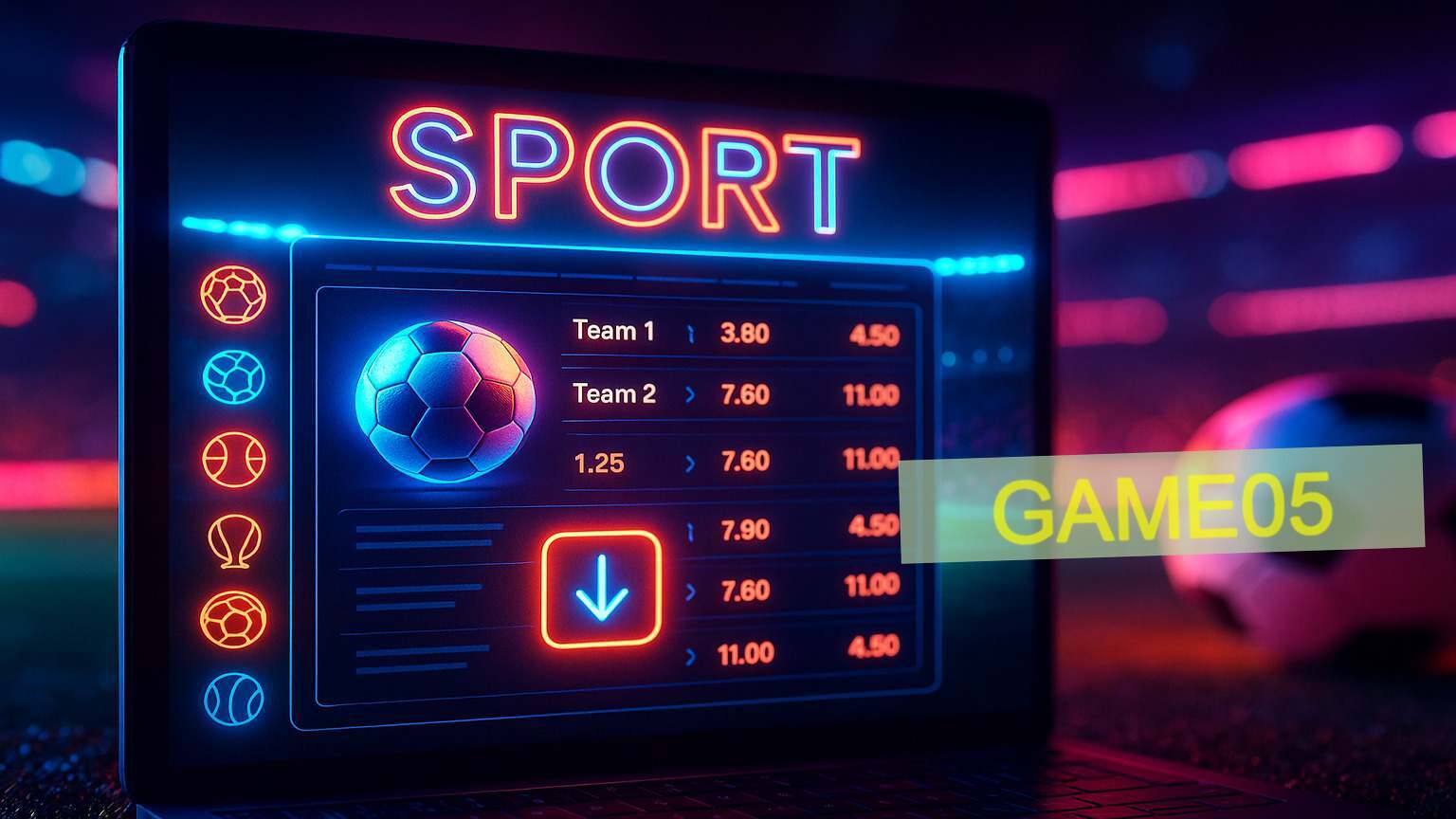 Variedade de Esportes